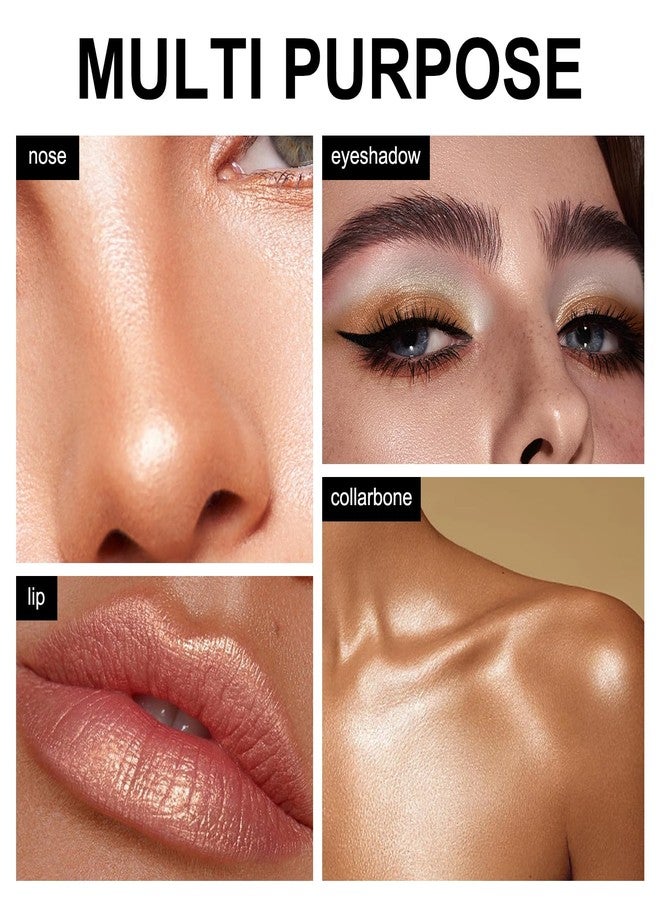 Boobeen Waterproof Eyeshadow Stick, 2-Color Shimmer Eye Makeup, All Day Wear, Silky Smooth & Beginner-Friendly Eye Shadow - Image 4